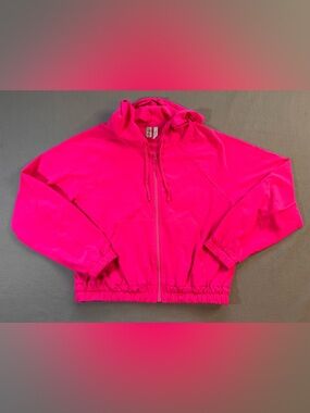 Z by Zella Hot Pink Cropped Hoodie Jacket